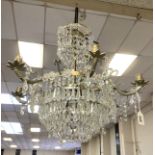 CRYSTAL DROP CHANDELIER A/F - ASK FOR LOOSE DROPS