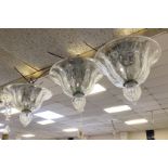 3 MURANO CEILING LIGHTS