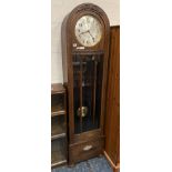 OAK GRANDFATHER CLOCK