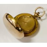 9CT GOLD SOVEREIGN CASE 13.9 GRAMS APPROX