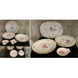 QTY OF HAND PAINTED CHINA K.P.M & OTHERS & ROYAL CROWN DERBY