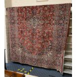 CENTRAL PERSIAN KASHAN CARPET 350CMS X 250CMS