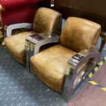 PAIR OF AVIATOR CHAIRS