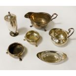 SELECTION OF VARIOUS SILVER ITEMS 500 GRAMS APPROX