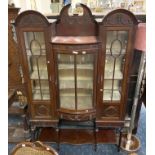 LARGE MAHOGANY DISPLAY CABINET