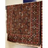 NORTH EAST PERSIAN TURKOMAN RUG 205CMS X 105CMS