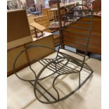 METAL ROCKING CHAIR