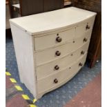 PAINTED 5 DRAWER CHEST