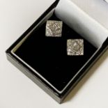 14CT GOLD DIAMOND STUD EARRINGS