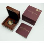 CASED 2016 GOLD PROOF FULL SOVEREIGN COIN