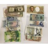 SELECTION OF VARIOUS BANKNOTES