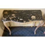 MARBLE TOP CONSOLE TABLE