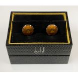 PAIR OF ENAMELLED DUNHILL CUFFLINKS