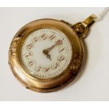 VINTAGE 14CT GOLD PENDANT WATCH