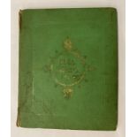 MANUSCRIPT ALBUM 1854 - A COLLECTION OF PEN & INK SKETCHES