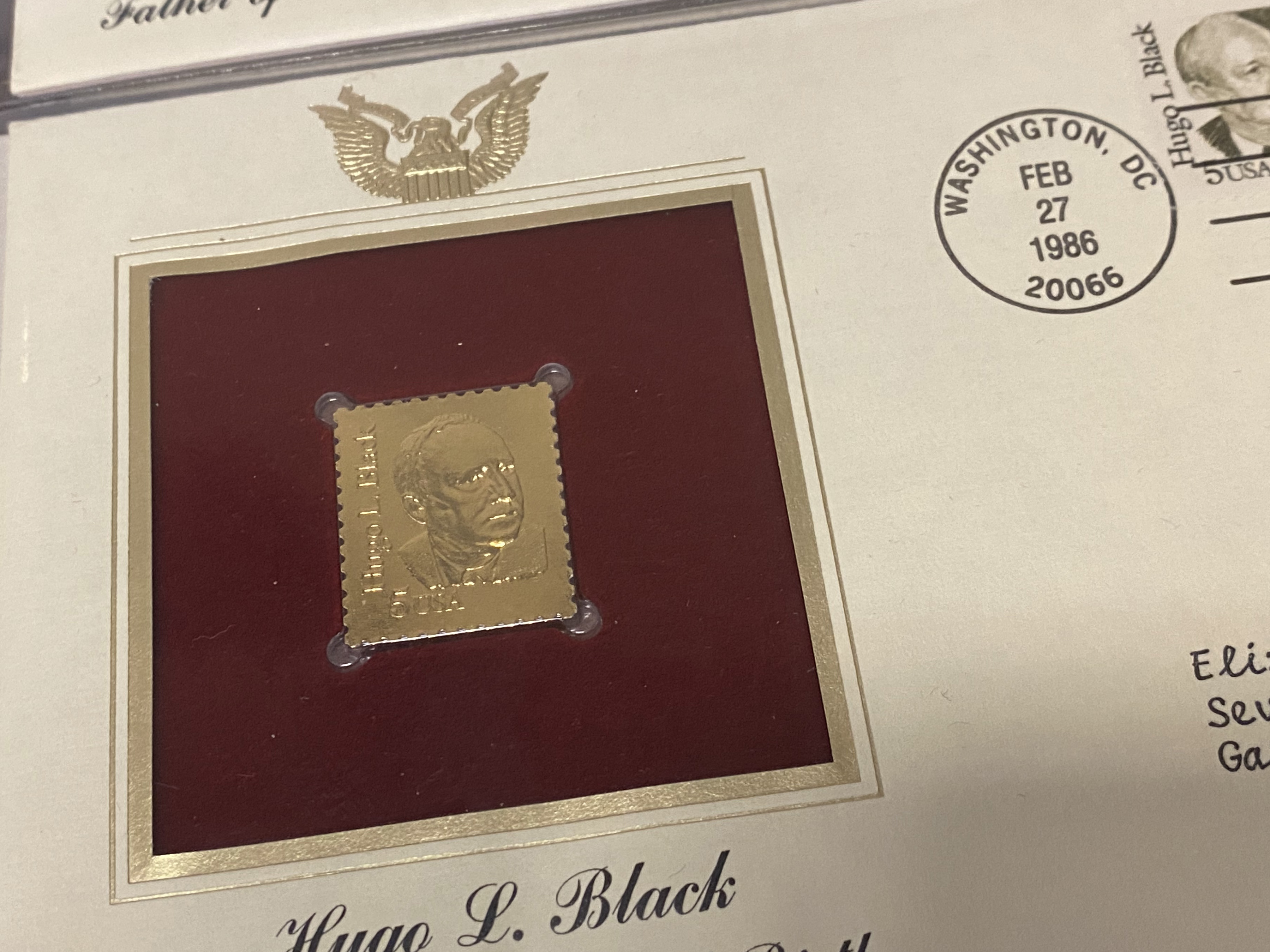 GOLDEN REPLICAS OF UNITED STATES STAMPS - PROOF REPLICAS ON 22CT GOLD PLATED - 42 ISSUES - Image 6 of 8
