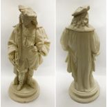 PARIAN FIGURE - HISTORIC MALE HOLDING BOOK