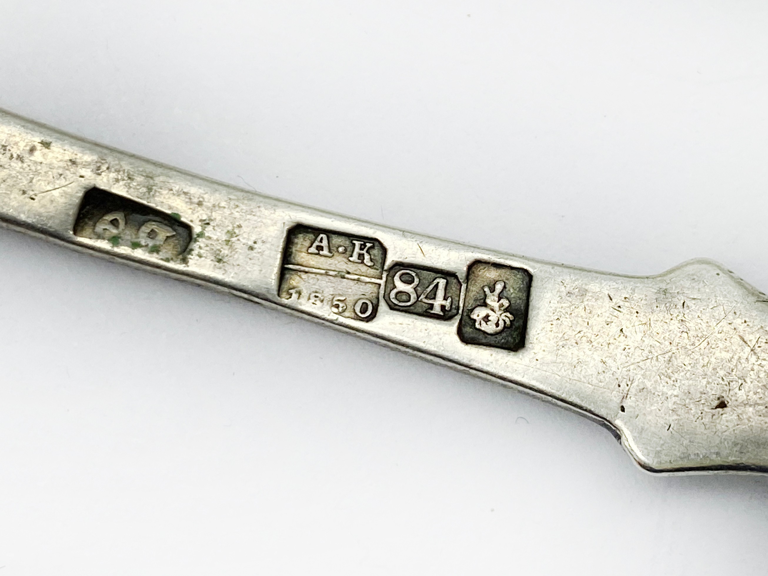 SELECTION OF VARIOUS IMPERIAL RUSSIA SILVER SPOONS - Image 6 of 6