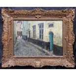 18/19TH CENTURY PARIS SCENE IN GILT FRAME