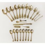 TEASPOONS DESERT SPOONS AND OTHER DECORATIVE SPOONS