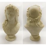 PARIAN BUST OF OPHELIA BY W.G MARSHALL RA