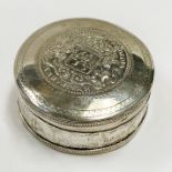 19THC DUTCH SILVER TOBACCO BOX - 6.1 ozs APPROX