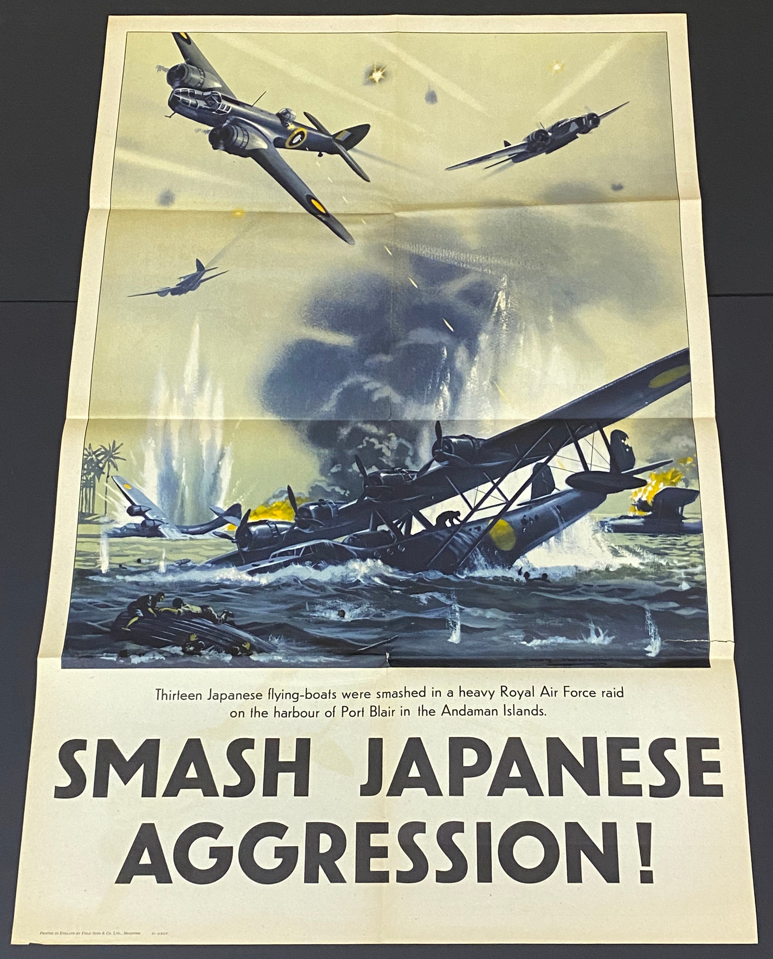 VINTAGE SMASH JAPANESE AGGRESSION POSTER