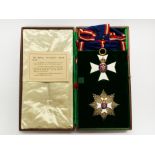 THE ROYAL VICTORIAN ORDER G.C.V.O. THE INSIGNIA OF A KNIGHT GRAND CROSS CASED MEDAL