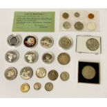 COLLECTION OF US SILVER DOLLARS AND OTHER US COINS