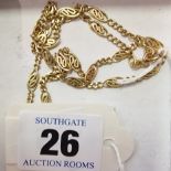 9CT GOLD CHAIN - 44 CMS LONG - 9 GRAMS APPROX