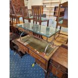 MARBLE TOP COFFEE TABLE