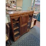 OAK BUREAU BOOKCASE