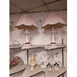 PAIR OF TABLE LAMPS