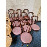 10BENT WOOD CHAIRS A/F