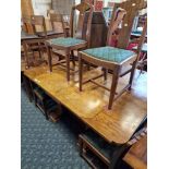 ART DECO TABLE & CHAIRS