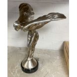 ROLLS ROYCE STYLE BRONZE ON MARBLE BASE