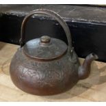 JAPANESE BRONZE TEAPOT