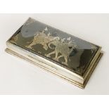 STERLING SILVER CIGARETTE BOX - THAI