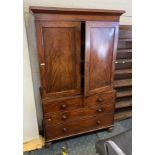 MAHOGANY LINEN PRESS A/F