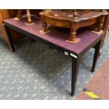 NINA CAMPBELL LEATHER TOPPED TABLE A/F