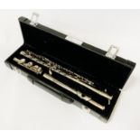 LINDO SILVER PLATE FLUTE WITH CASE