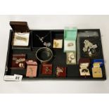 COLLECTION OF SILVER JEWELLERY & OTHER ITEMS