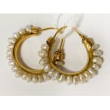 14CT GOLD & PEARL EARRINGS