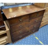 5 DRAWER OAK CHEST