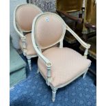 PAIR OF FRENCH STYLE CHAIRS