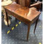 INLAID CARD TABLE