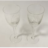 TWO LALIQUE GLASSES