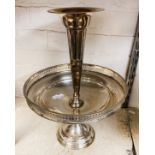 SILVER PLATE EPERGNE (CENTRE PIECE) - 40 CMS (H)