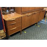 TOM ROBERTSON -A.H MCINTOSH OF KIRKCALDY- 1960'S TEAK SIDEBOARD 77CM X 202CM X 48CM