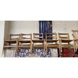 SET OF 5 DANISH CHAIRS